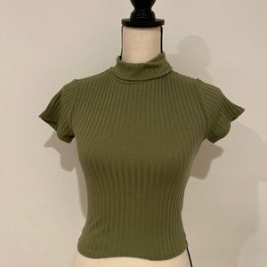 Tillys Olive Green Turtleneck